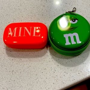 M&M coin holder and Mine trinket holder
